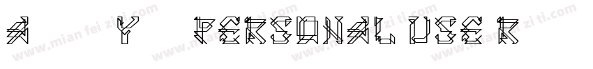 American Years PERSONAL USE Regular字体转换